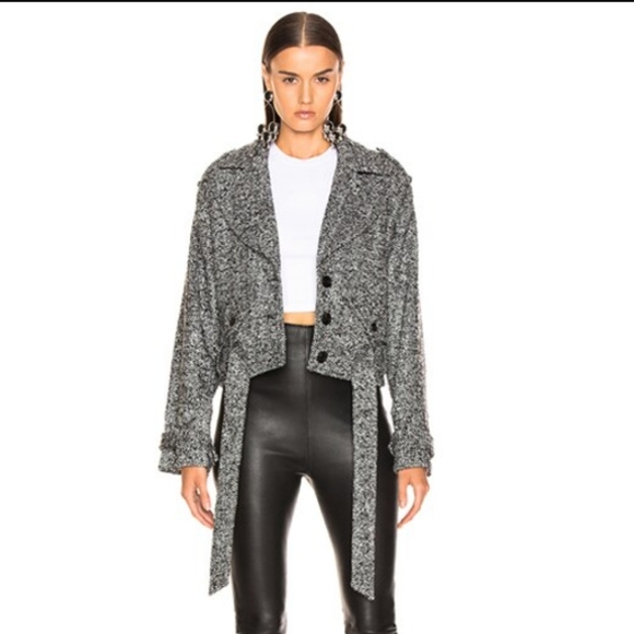 SOLD ‼️Marissa Webb Collective Grey Short Jacket Sz M - Picture 3 of 12